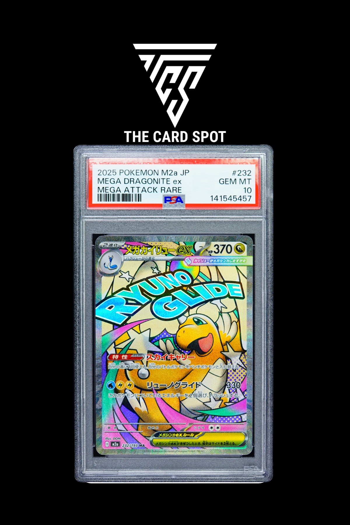 232/193 Mega Dragonite Ex PSA 10 - Pokemon TCG