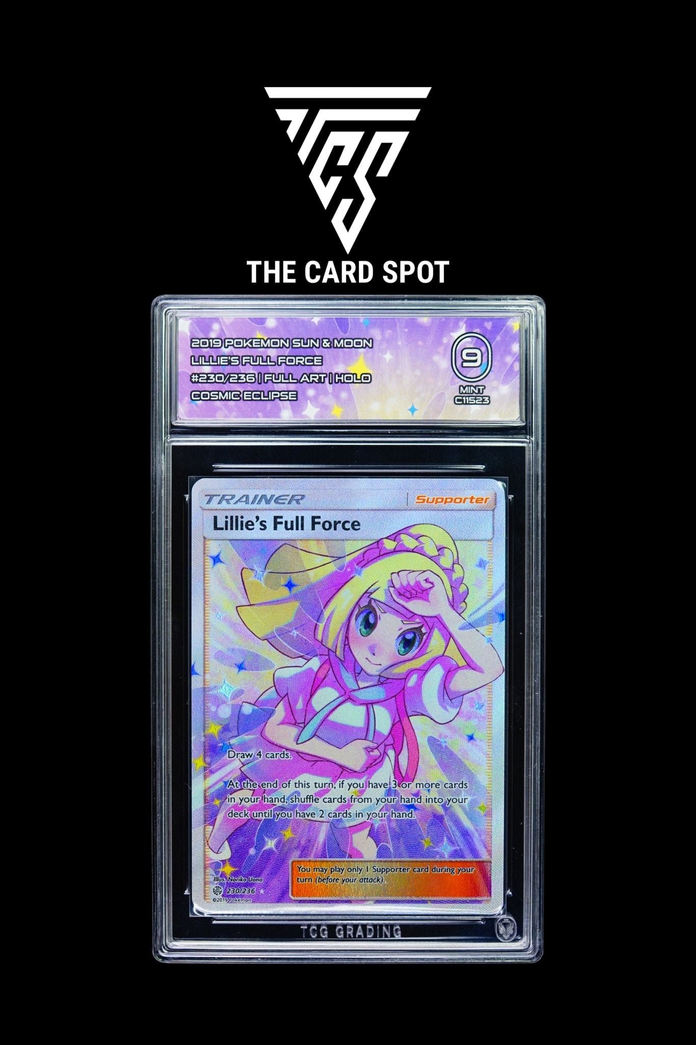 230/236 Lillie's Full Force TCG 9 - Pokemon TCG