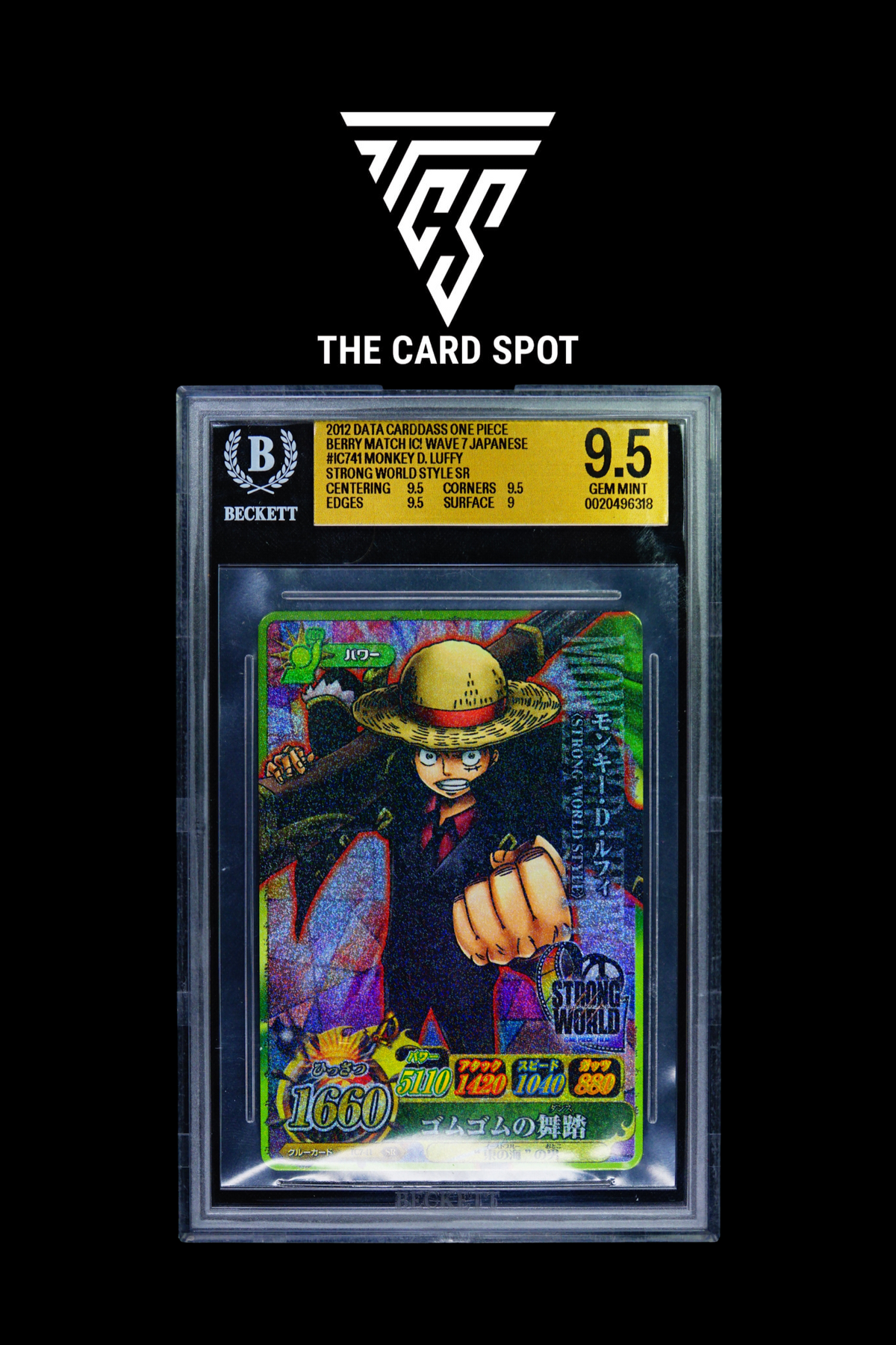 IC7-41 Strong World Style BGS 9.5 - One Piece TCG