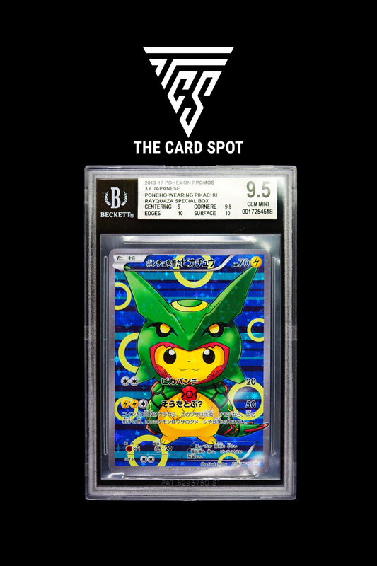 230/XY-P Green Rayquaza Poncho Wearing Pikachu BGS 9.5 - Pokemon TCG