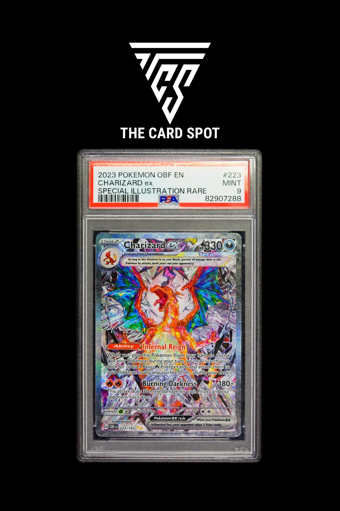 223/197 Charizard EX PSA 9 - Pokemon TCG