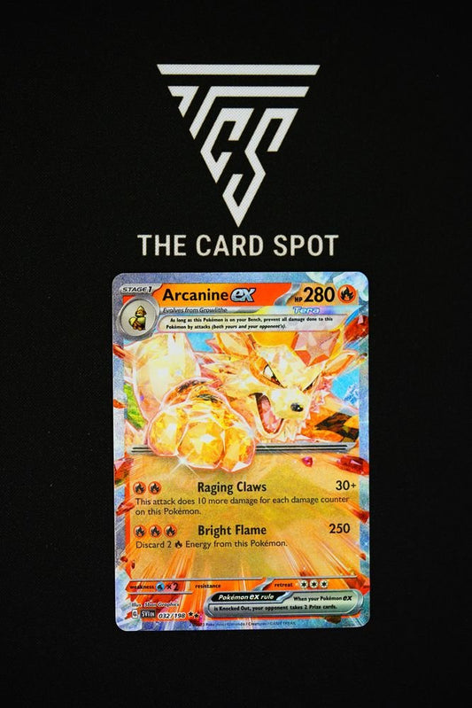 Arcanine ex (032/198) - Scarlet and Violet Pokémon TCG - THE CARD SPOT PTY LTD.