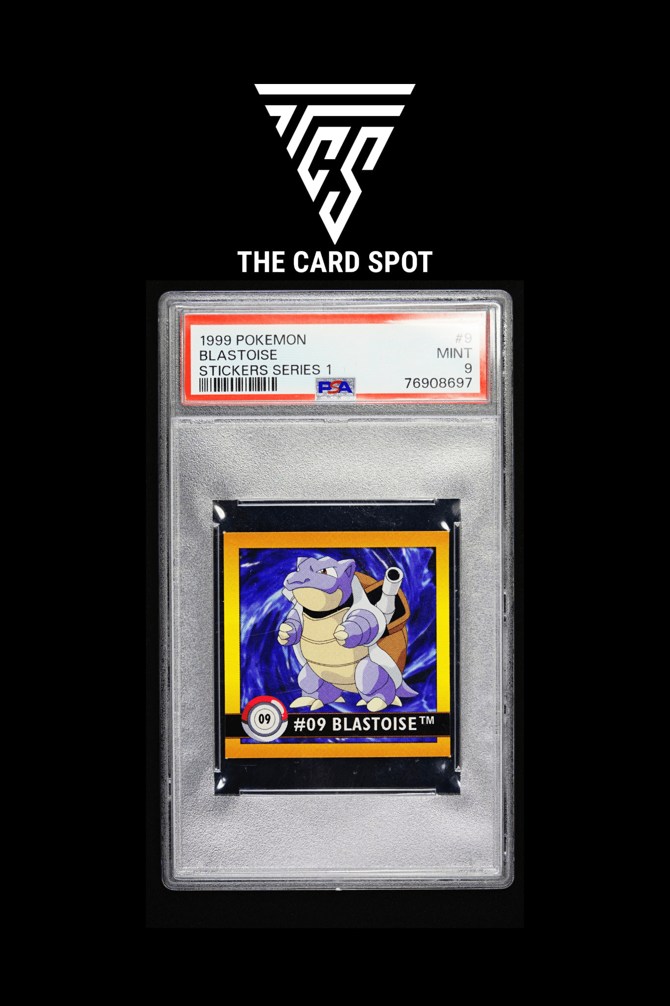 Blastoise 09 Pokemon Stickers Series 1 Mint 9 - Pokemon TCG - THE CARD SPOT PTY LTD.