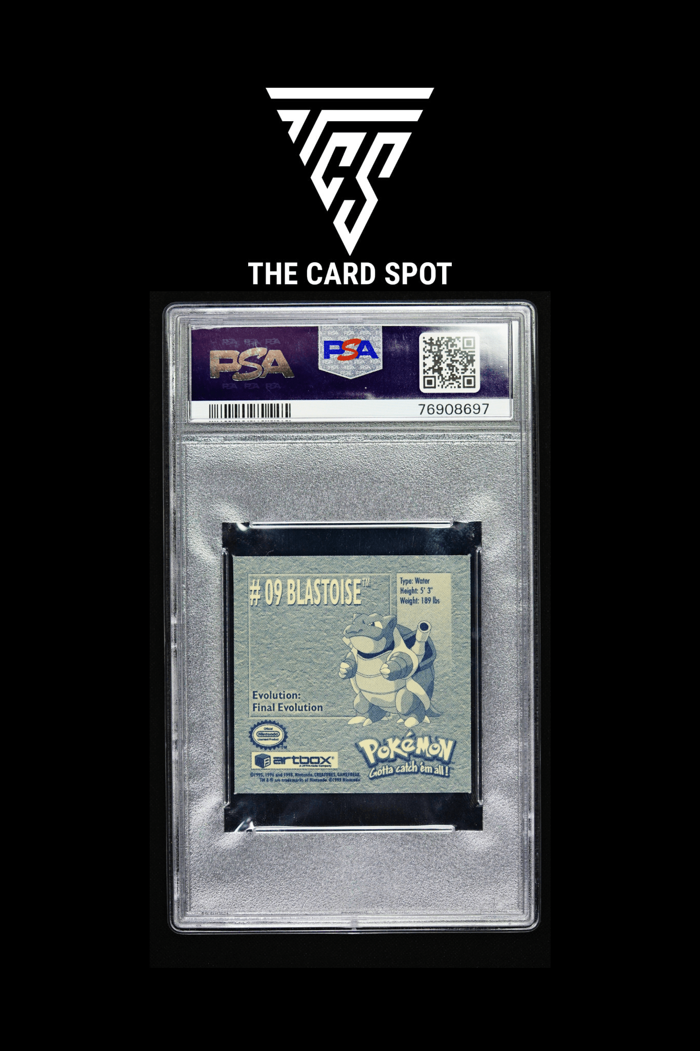 Blastoise 09 Pokemon Stickers Series 1 Mint 9 - Pokemon TCG - THE CARD SPOT PTY LTD.