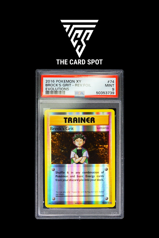 Brock 74/108 PSA 9 - Pokemon TCG - THE CARD SPOT PTY LTD.