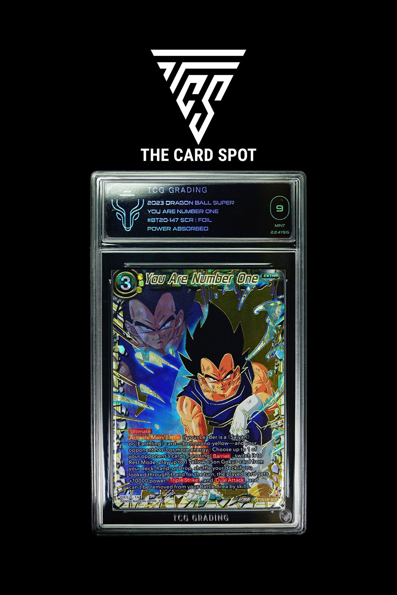 Dragon ball ccg Vegeta you hotsell are number one