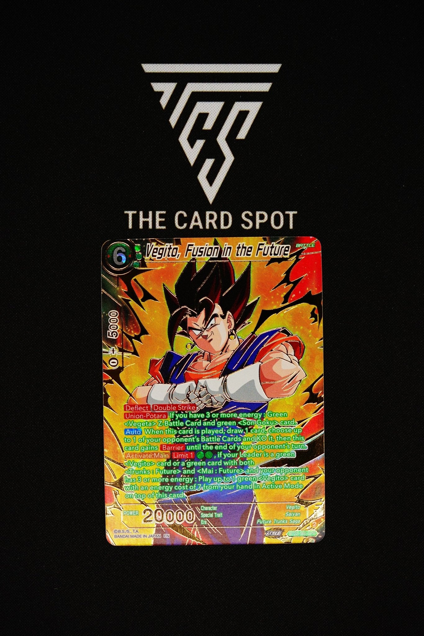 BT23 - 085 SPR - Vegito, Fusion in the Future SPR - Dragon Ball TCG - THE CARD SPOT PTY LTD.