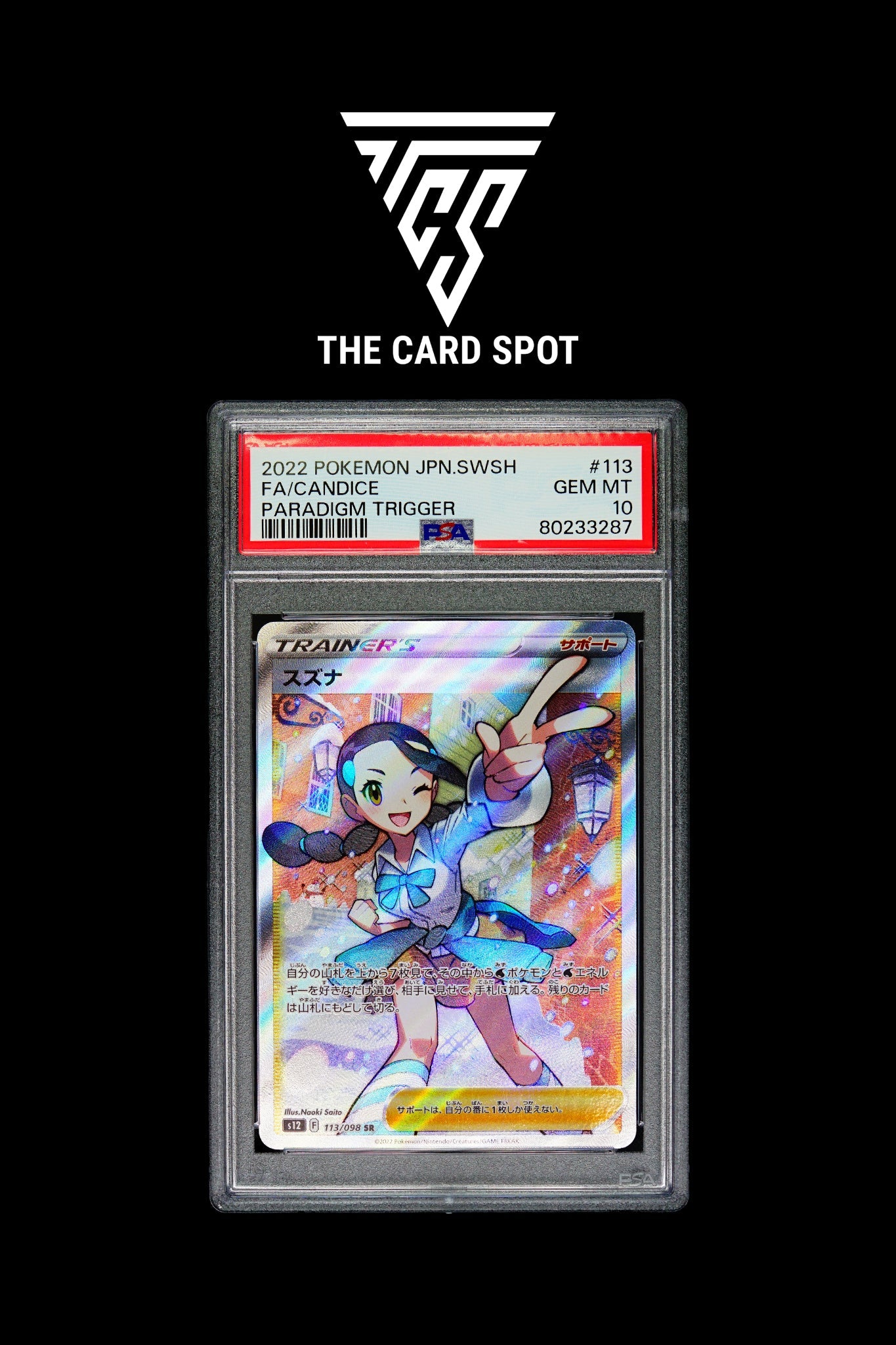 Candice PSA 10 - Pokemon TCG - THE CARD SPOT PTY LTD.