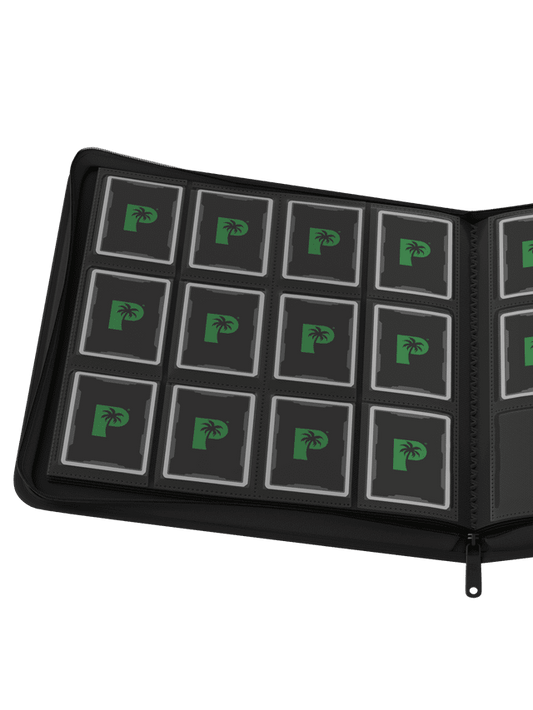 Collector's Series 12 Pocket Zip Trading Card Binder - BLACK - THE CARD SPOT PTY LTD.