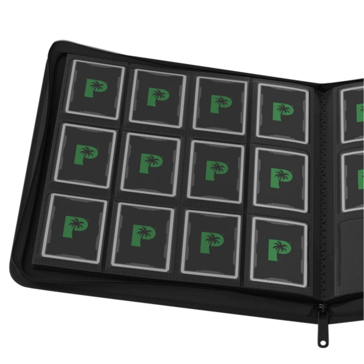 Collector's Series 12 Pocket Zip Trading Card Binder - BLACK - THE CARD SPOT PTY LTD.