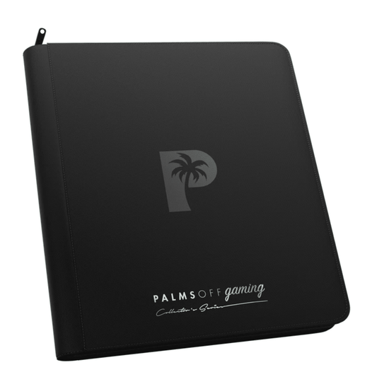 Collector's Series 12 Pocket Zip Trading Card Binder - BLACK - THE CARD SPOT PTY LTD.