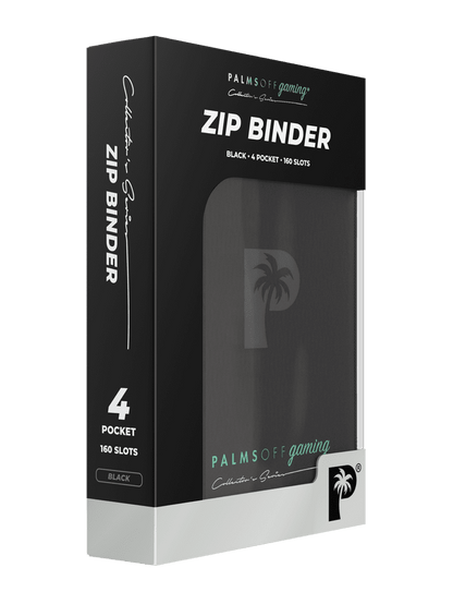 Collector's Series 12 Pocket Zip Trading Card Binder - BLACK - THE CARD SPOT PTY LTD.