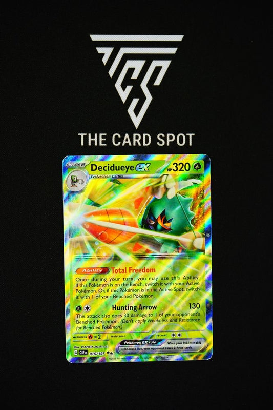 Decidueye ex (015/197) - Obsidian Flames Pokémon TCG - THE CARD SPOT PTY LTD.