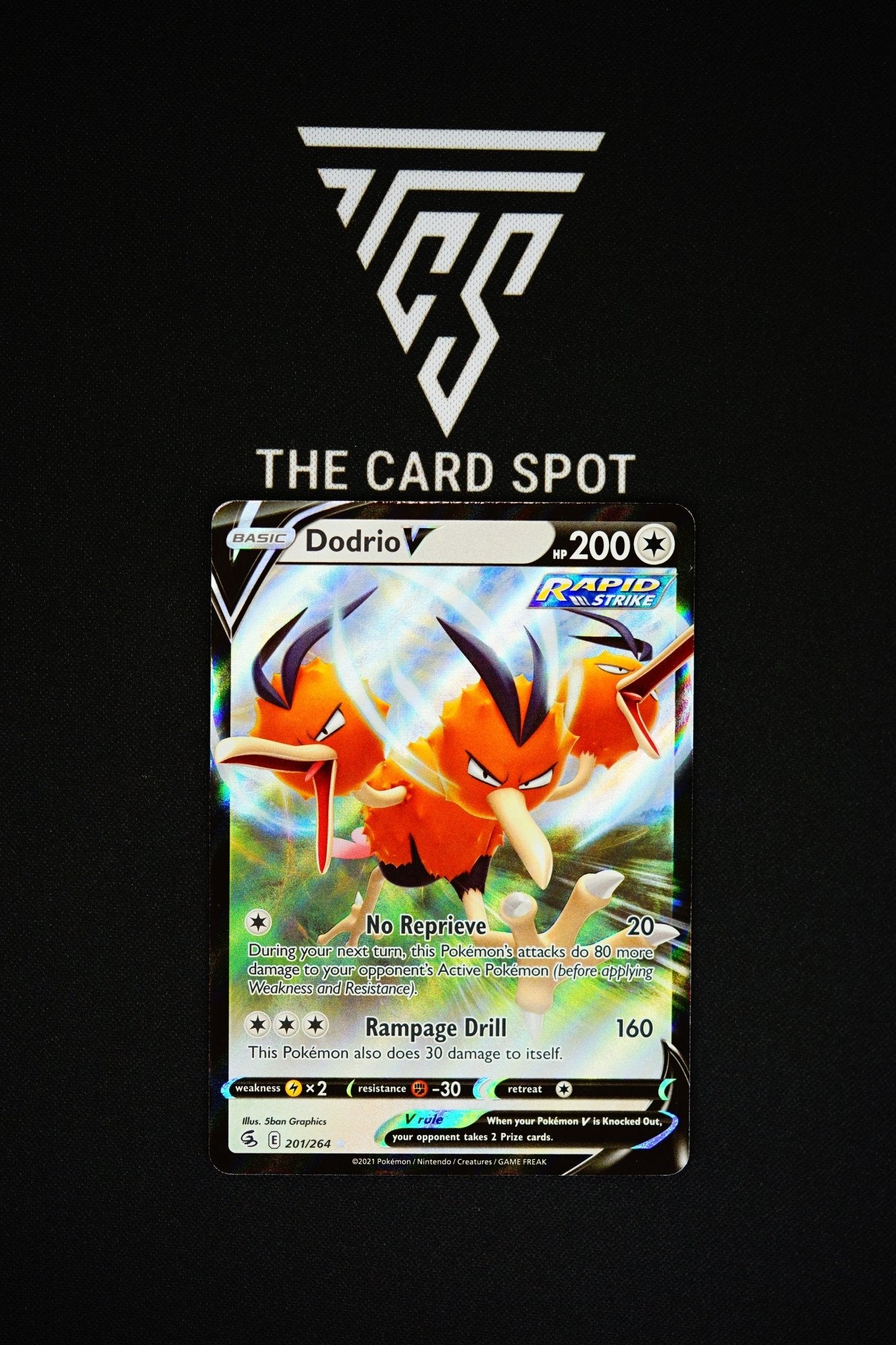 Dodrio V (201/264) - Fusion Strike Pokemon - THE CARD SPOT PTY LTD.