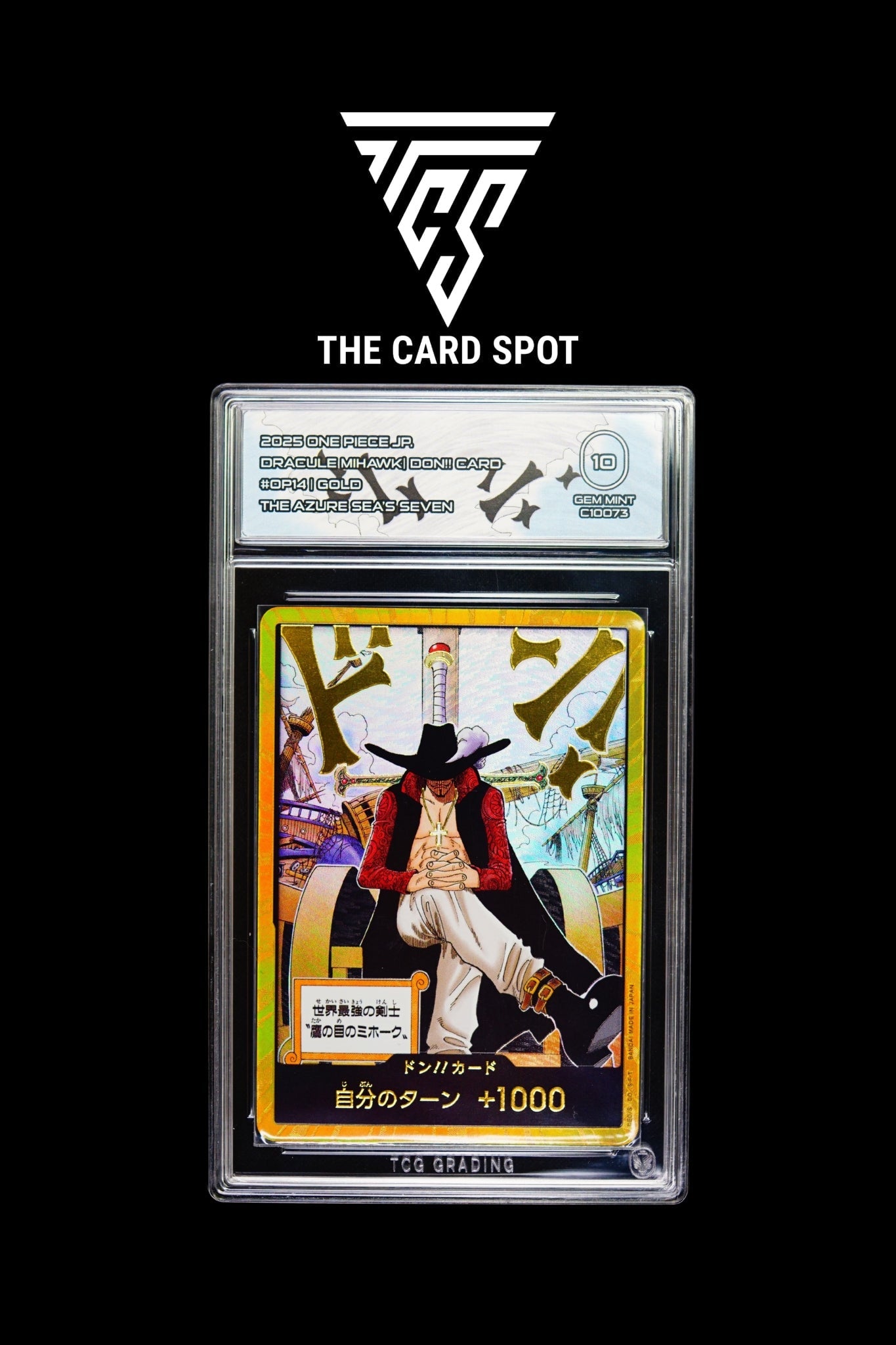 Dracule Mihawk Gold Don!! Card TCG 10 - One Piece TCG - THE CARD SPOT PTY LTD.