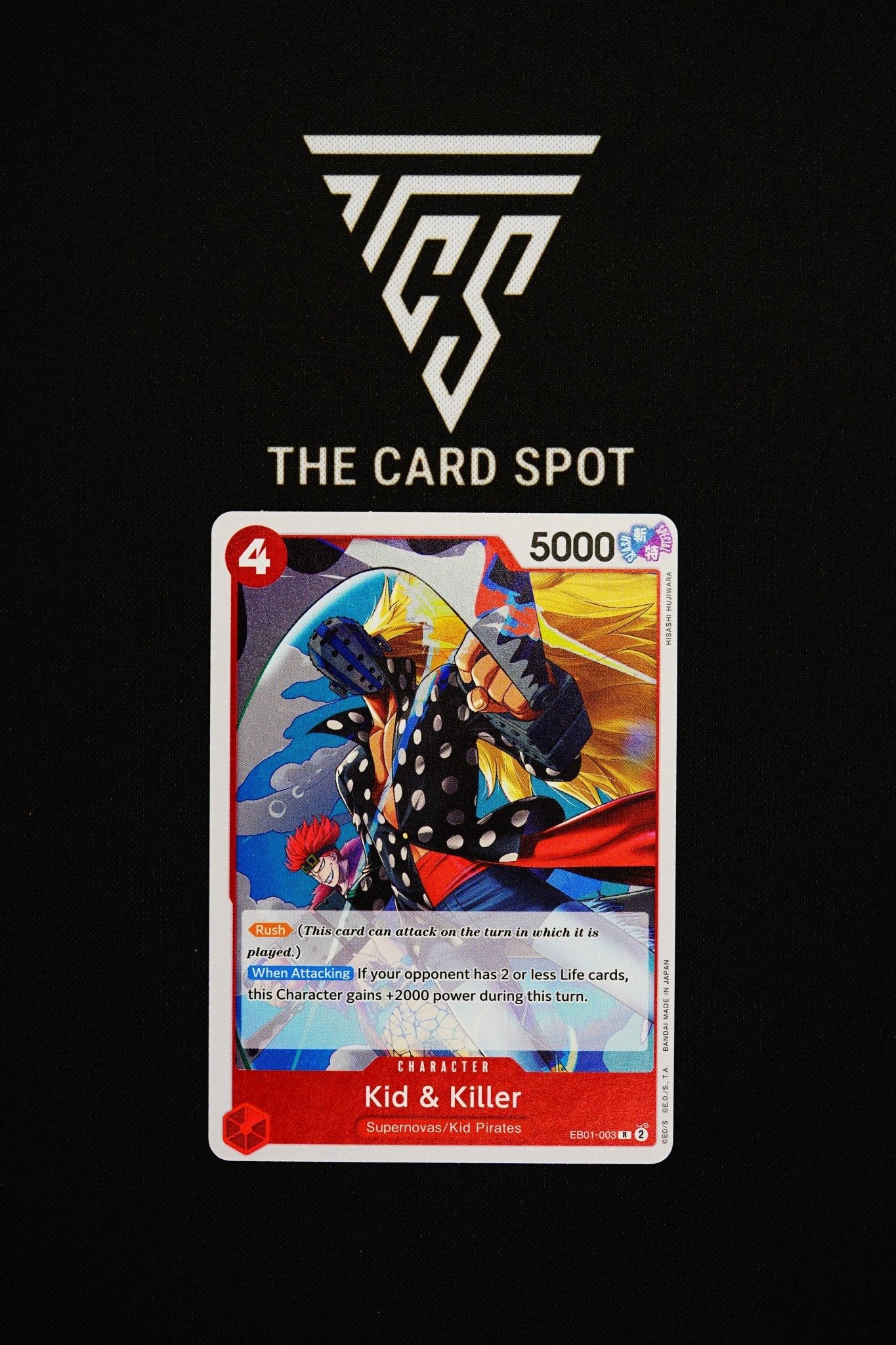 EB01 - 003 Kid &amp; Killer - One Piece TCG - THE CARD SPOT PTY LTD.