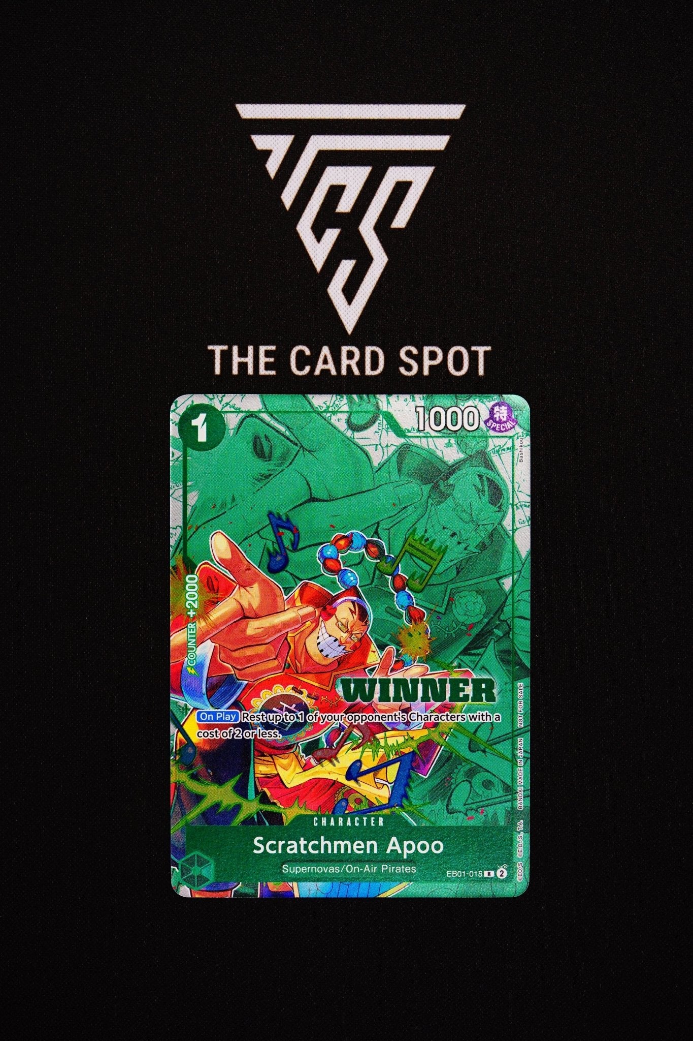 EB01 - 015 Scratchmen Apoo - One Piece TCG - THE CARD SPOT PTY LTD.