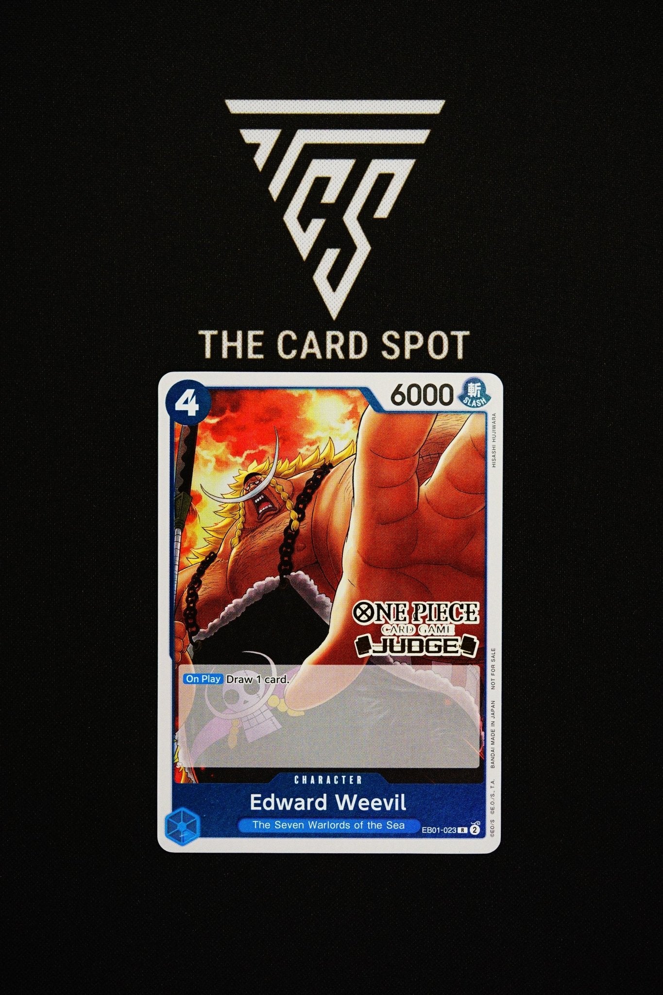 EB01 - 023 Edward Weevil (Judge) - One Piece TCG - THE CARD SPOT PTY LTD.