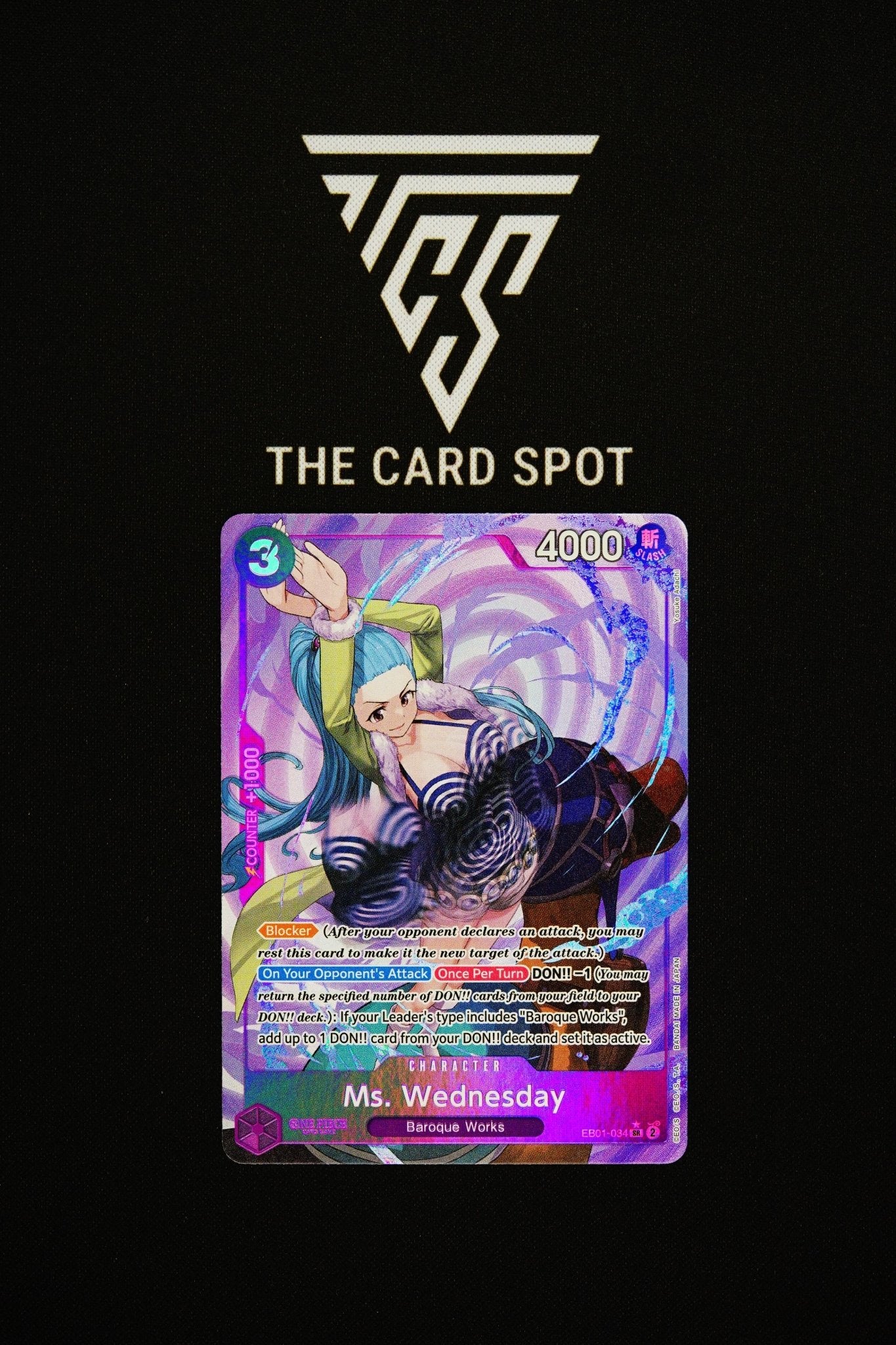 EB01 - 034 Ms Wednesday Alt Art - One Piece TCG - THE CARD SPOT PTY LTD.