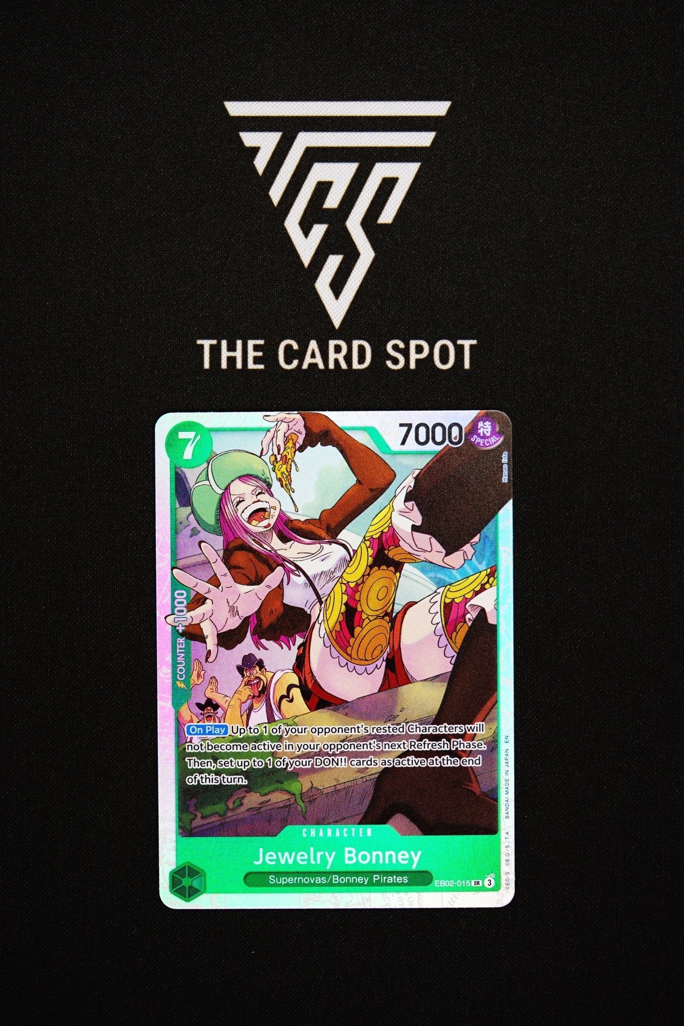 EB02 - 015 Jewelry Bonney SR - One Piece TCG - THE CARD SPOT PTY LTD.