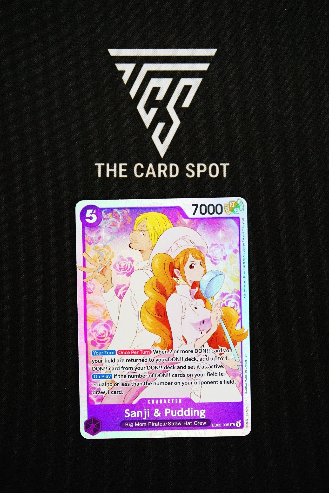 EB02 - 035 Sanji &amp; Pudding SR - One Piece TCG - THE CARD SPOT PTY LTD.