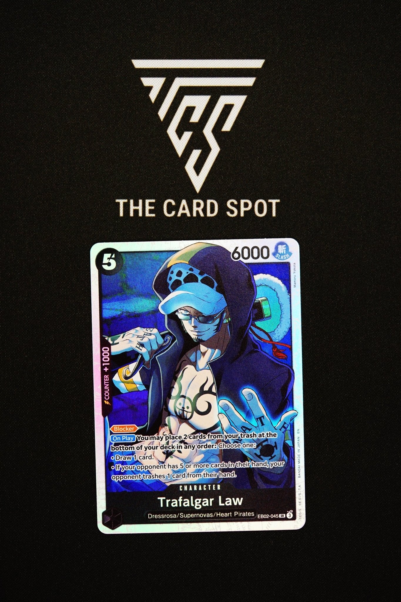 EB02 - 045 Trafalgar Law SR - One Piece TCG - THE CARD SPOT PTY LTD.