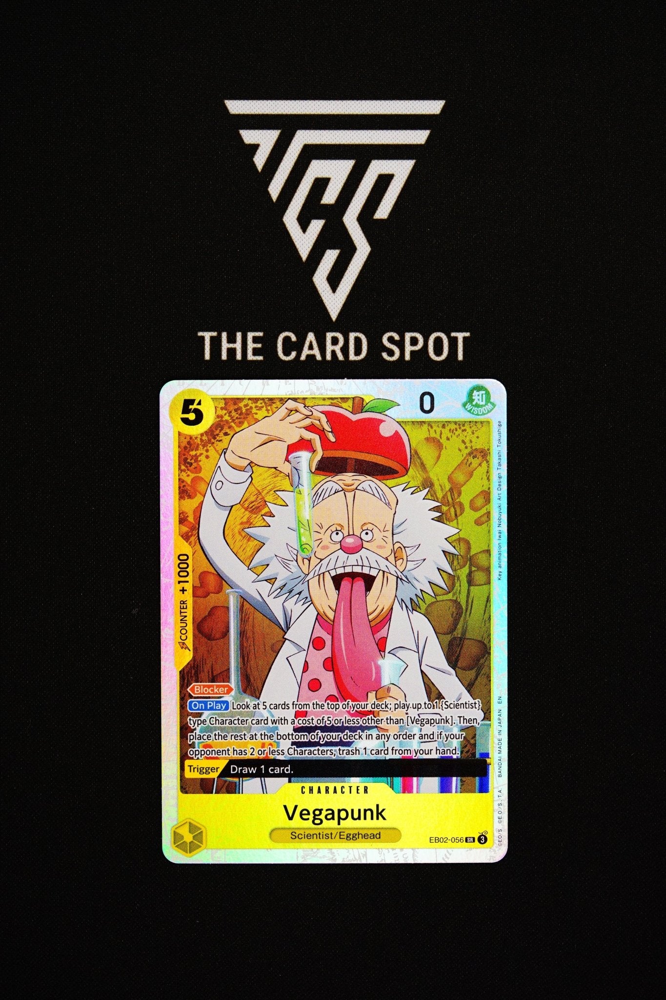 EB02 - 056 Vegapunk SR - One Piece TCG - THE CARD SPOT PTY LTD.