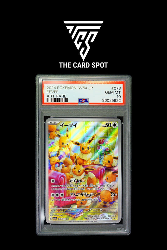 Eevee 078/066 PSA 10 - Sv5a Pokemon TCG - THE CARD SPOT PTY LTD.