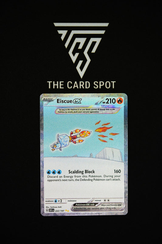 Eiscue ex (222/197) - Obsidian Flames Pokemon - THE CARD SPOT PTY LTD.