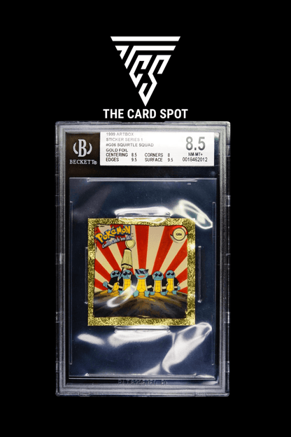G06 Squirtle Squad Sticker BGS 8.5 - Pokemon TCG - THE CARD SPOT PTY LTD.