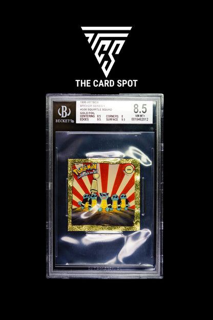 G06 Squirtle Squad Sticker BGS 8.5 - Pokemon TCG - THE CARD SPOT PTY LTD.