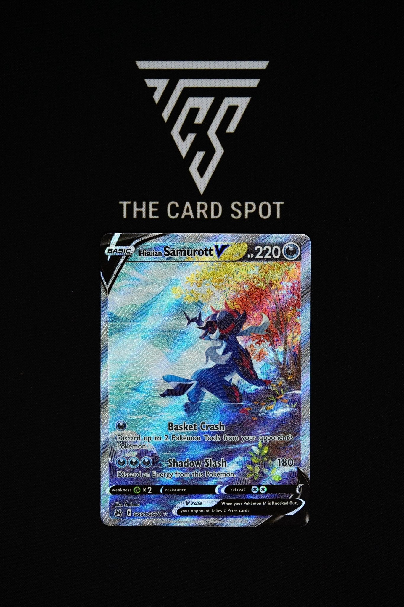 GG51/GG70 - Hisuian Samurott V - Pokemon TCG - THE CARD SPOT PTY LTD.