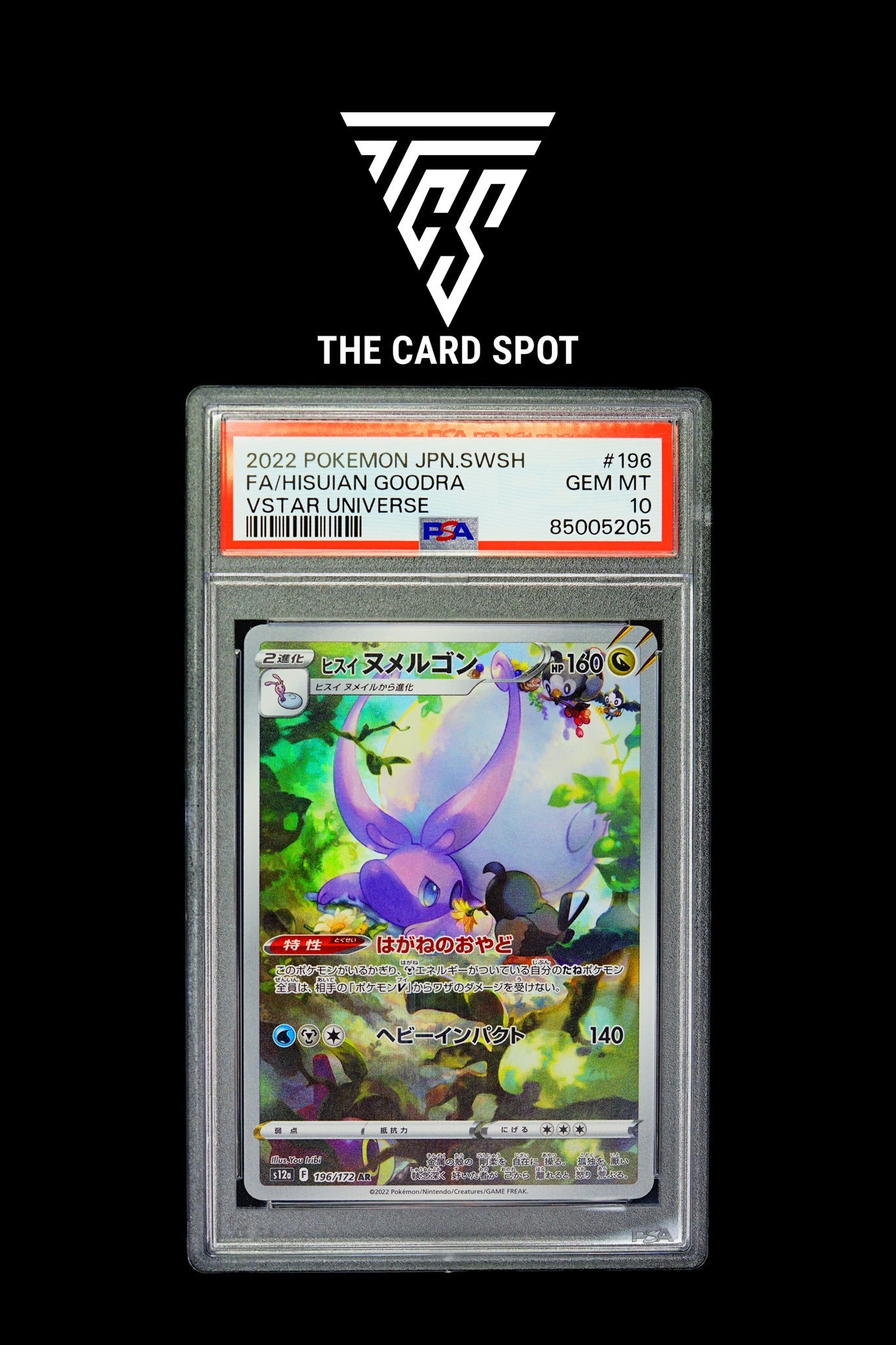 Goodra 196/172 s12a - PSA 10 Pokemon TCG - THE CARD SPOT PTY LTD.