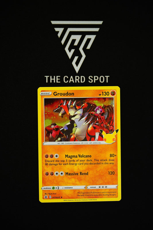 Groudon (017/025) - Celebrations Pokemon - THE CARD SPOT PTY LTD.