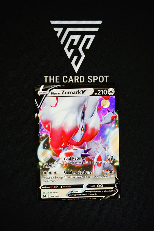 Hisuian Zoroark V (146/196) - Lost Origin Pokemon - THE CARD SPOT PTY LTD.