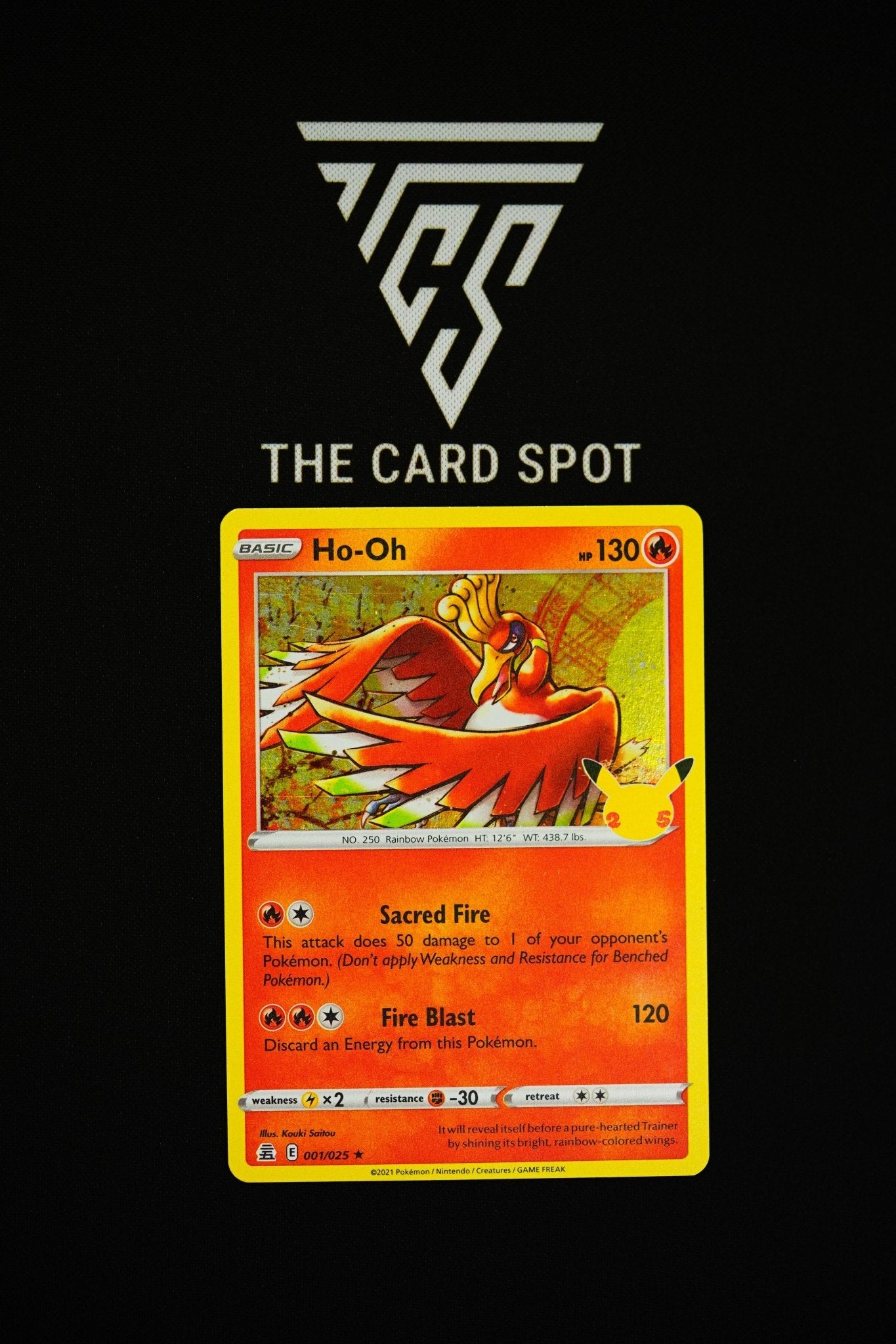 Ho - oh (001/025) - Celebrations Pokemon - THE CARD SPOT PTY LTD.