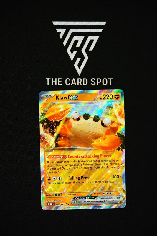 Klawf ex (120/197) - Obsidian Flames Pokémon TCG - THE CARD SPOT PTY LTD.