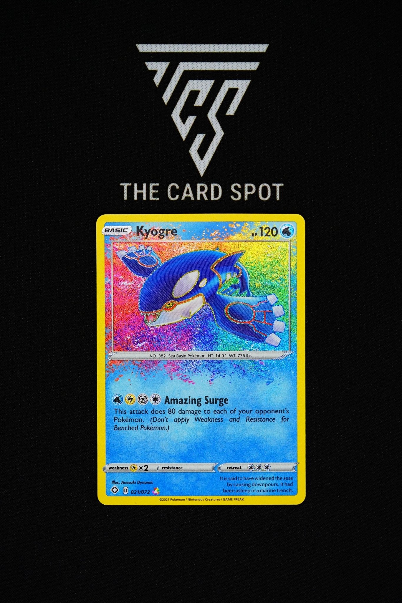 Kyogre #021/072 - Pokemon TCG - THE CARD SPOT PTY LTD.