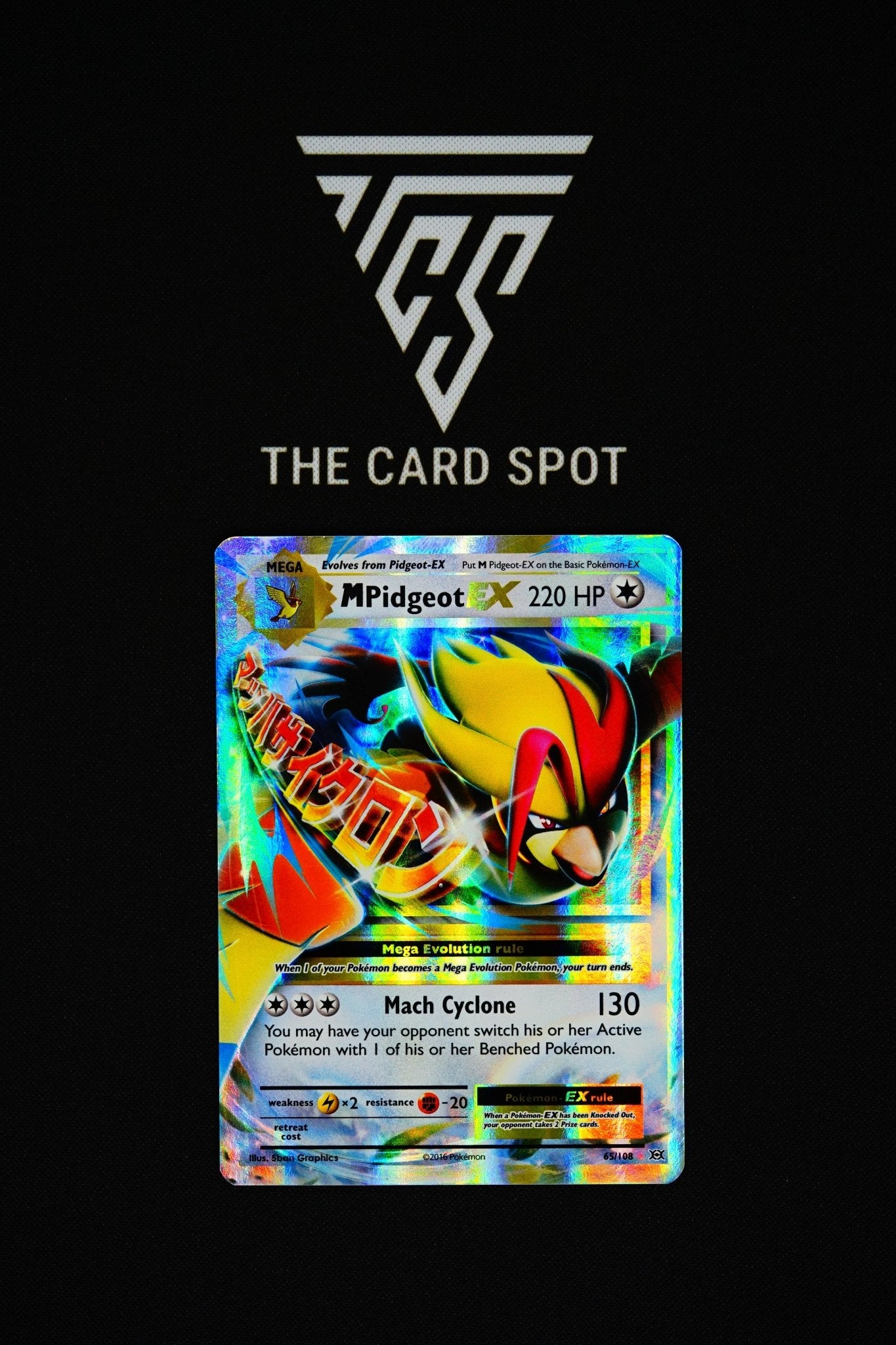 M Pidgeot EX #65/108 - Pokemon TCG - THE CARD SPOT PTY LTD.