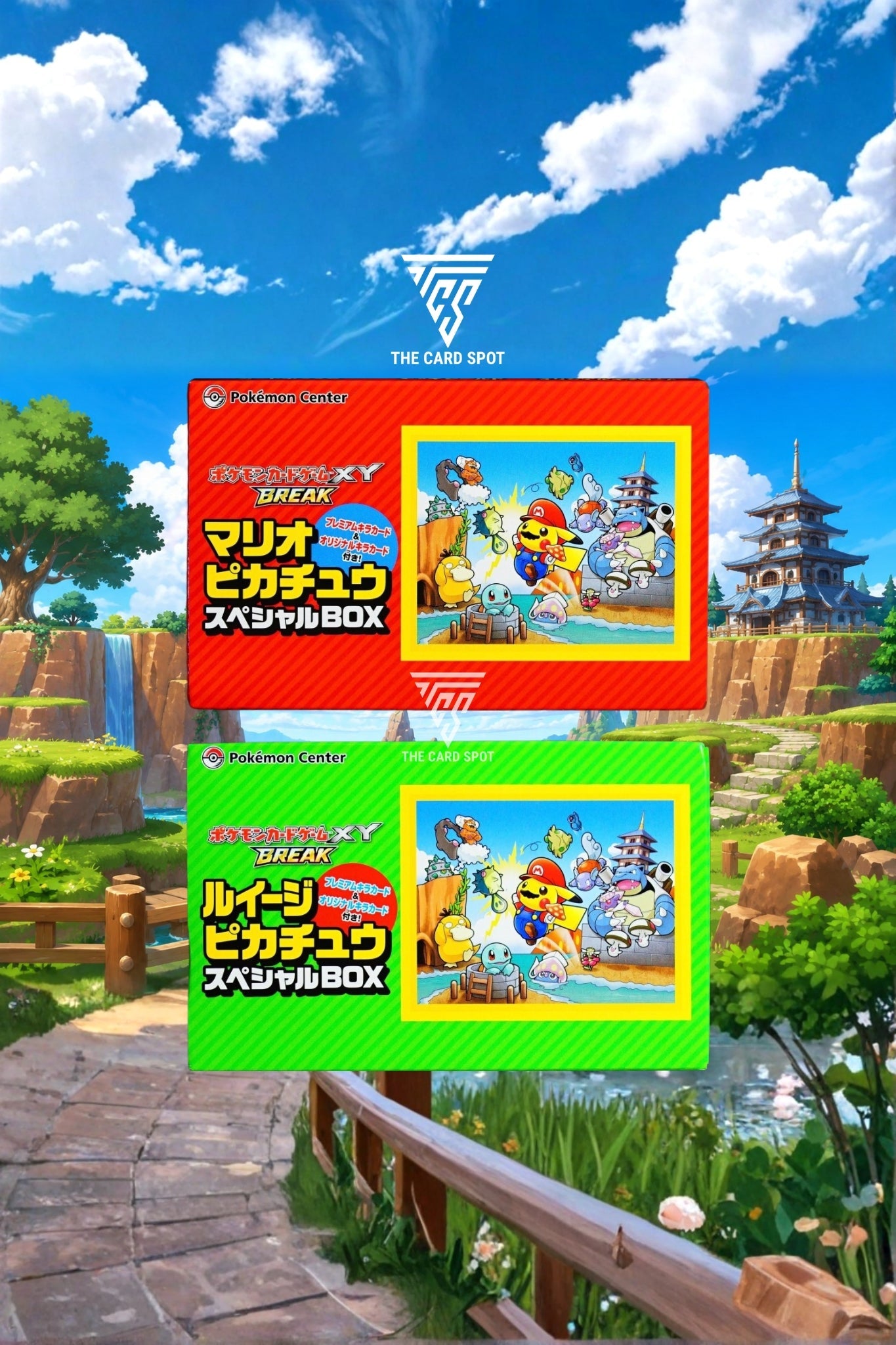 Mario & Luigi Poncho Pikachu Box Set - Pokemon TCG - THE CARD SPOT PTY LTD.