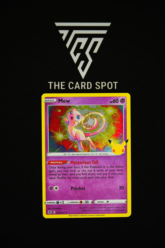 Mew (011/025) - Celebrations Pokemon - THE CARD SPOT PTY LTD.