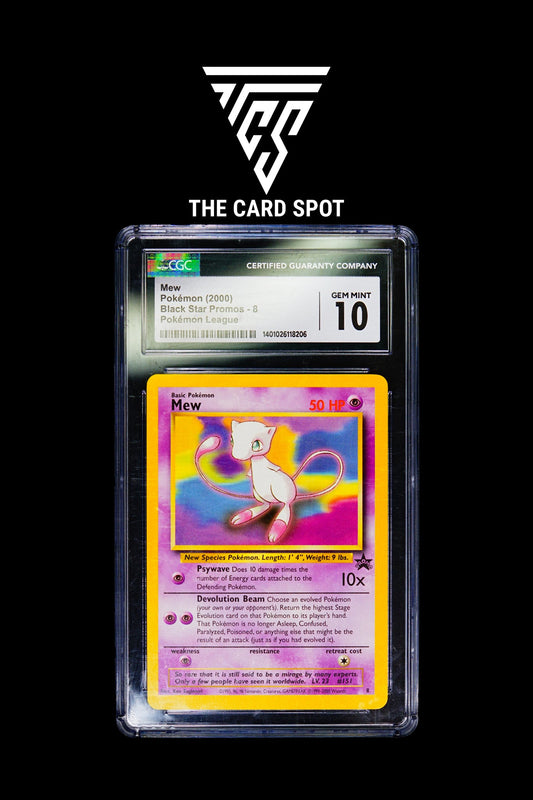 Mew Black Star Promo 2000 - CGC 10 Pokemon TCG - THE CARD SPOT PTY LTD.