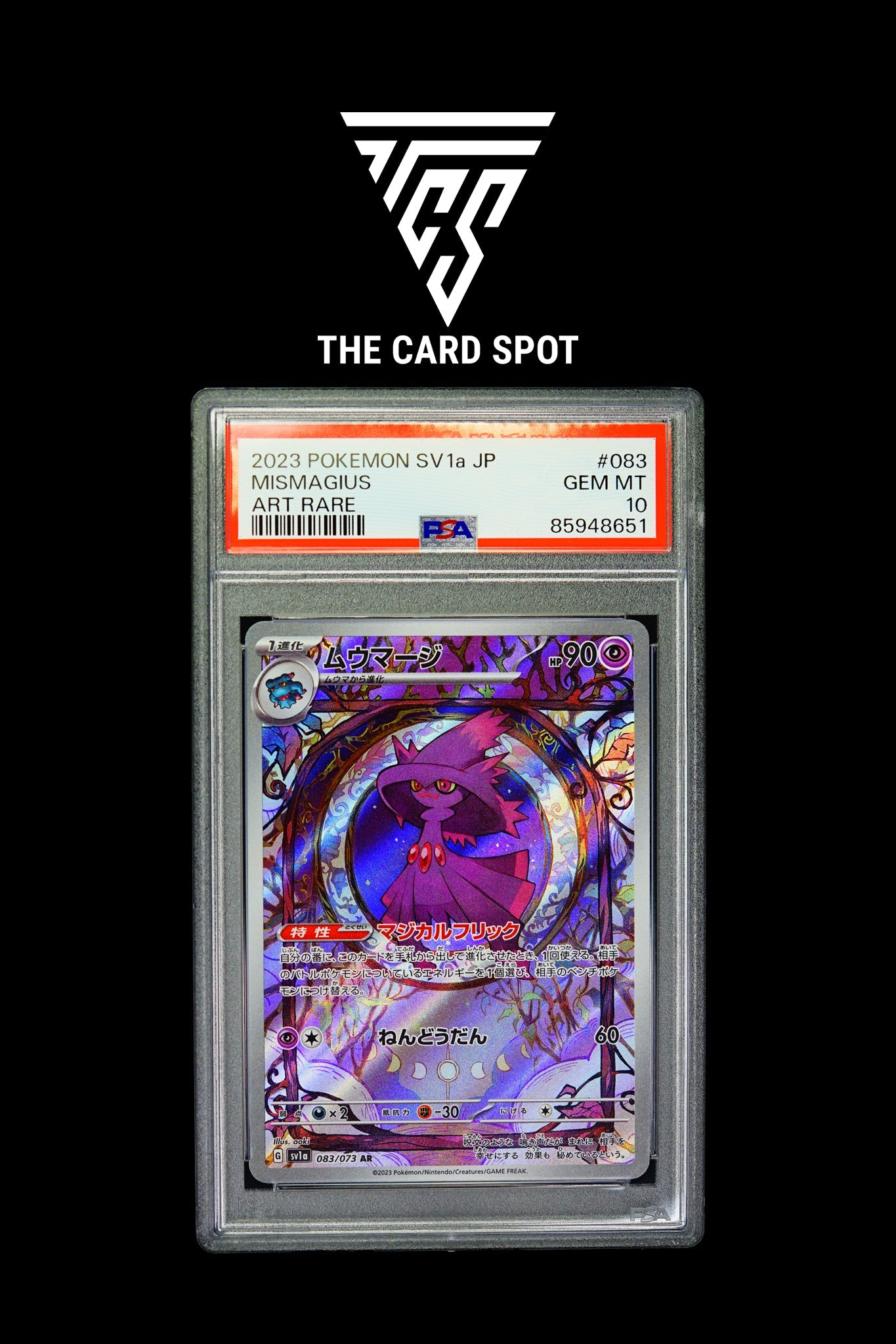 Mismagius 083/073 sv1a - PSA 10 Pokemon TCG - THE CARD SPOT PTY LTD.