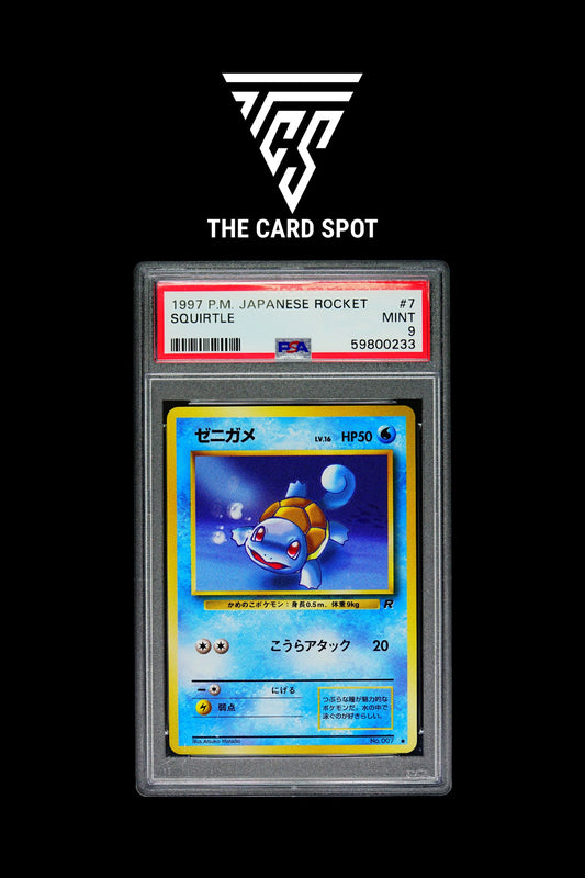 No.007 Squirtle 1997 Team Rocket PSA 9 - THE CARD SPOT PTY LTD.