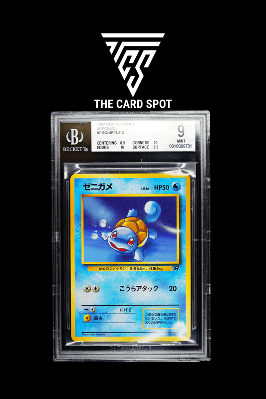 No.007 Squirtle BGS 9 - Pokemon TCG - THE CARD SPOT PTY LTD.