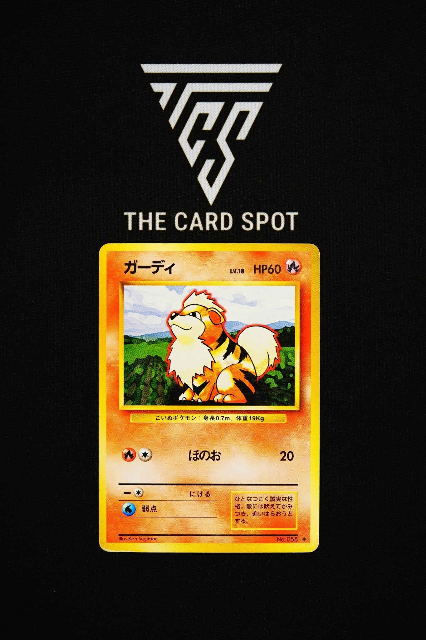 No.058 Growlithe - Pokemon TCG - THE CARD SPOT PTY LTD.