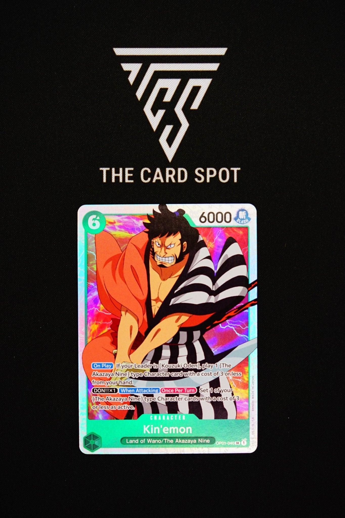 OP01 - 040 Kin'emon SR - One Piece TCG - THE CARD SPOT PTY LTD.