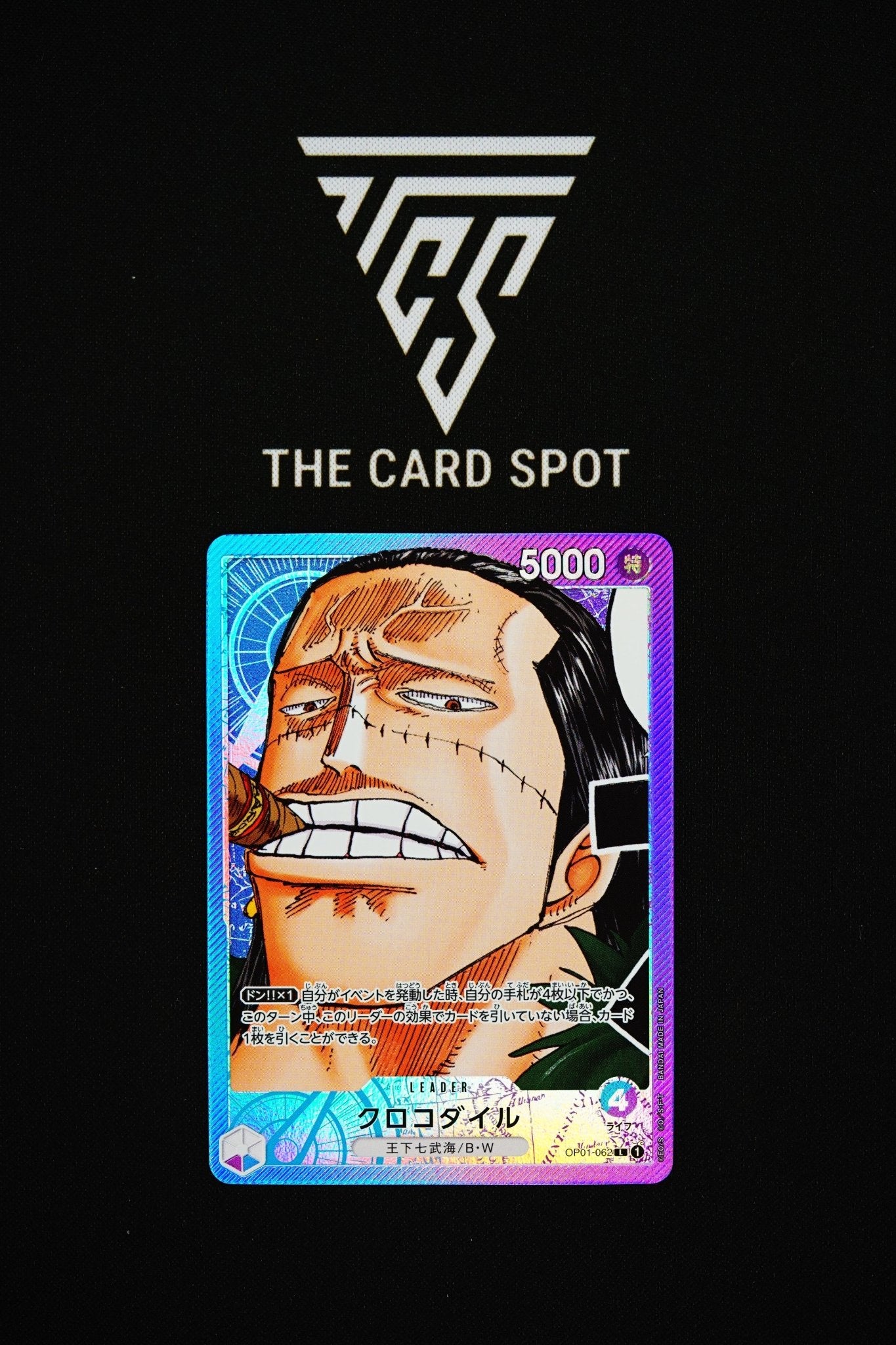 OP01 - 062 Crocodile Leader (Alt Art) - One Piece TCG - THE CARD SPOT PTY LTD.