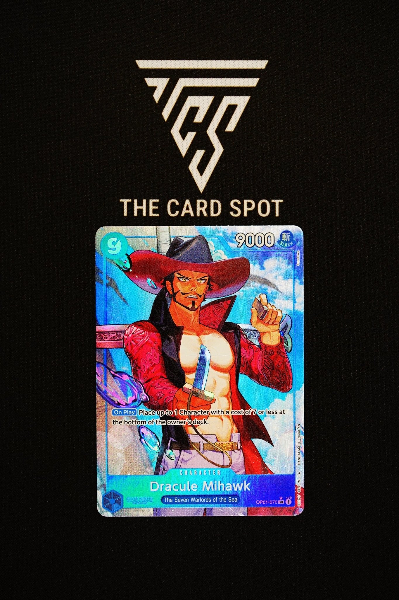 OP01 - 070 Dracule Mihawk (Alt Art) - One Piece TCG - THE CARD SPOT PTY LTD.