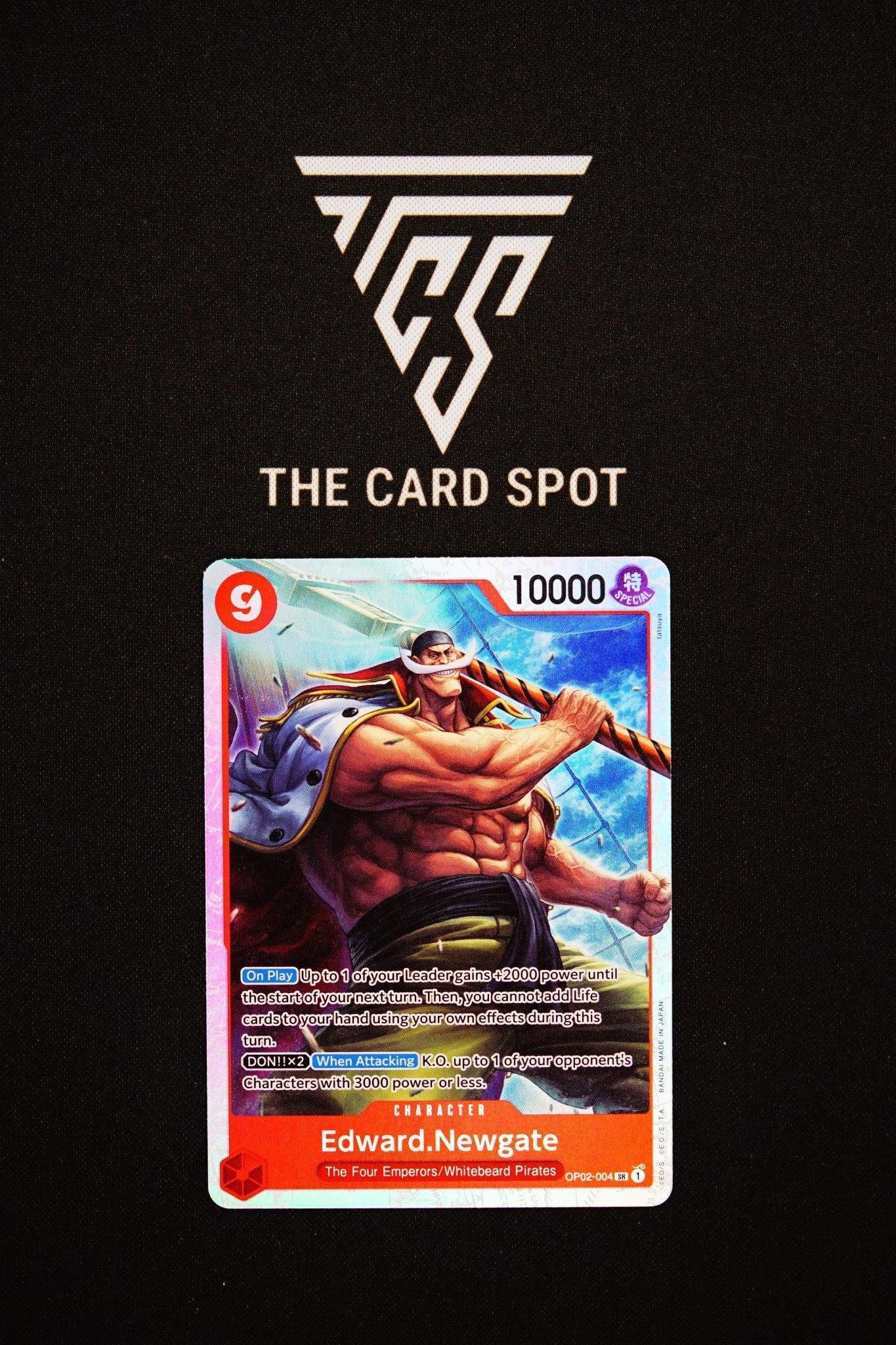 OP02 - 004 Edward Newgate SR - One Piece TCG - THE CARD SPOT PTY LTD.